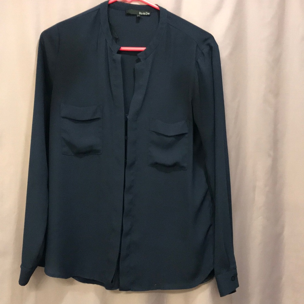 Navy blue Ro&De Blouse